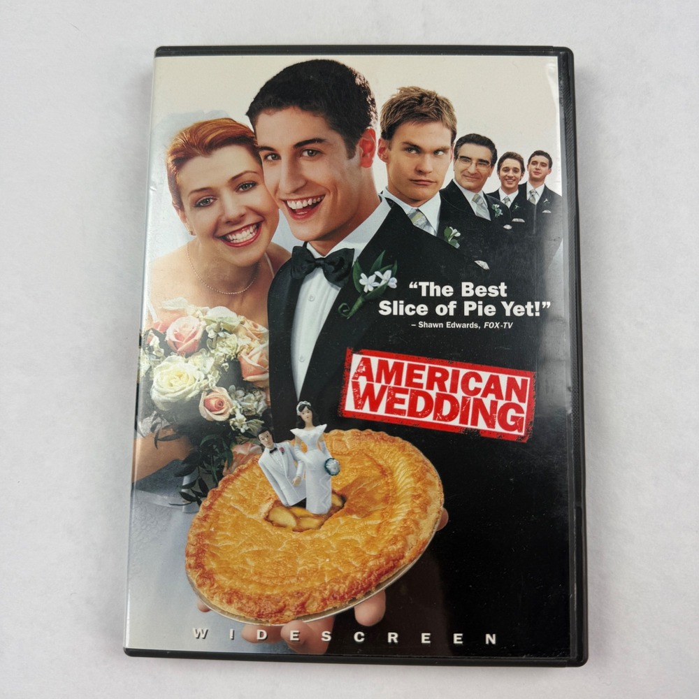 American Wedding DVD Widescreen Edition 2003 American Pie 3 Jason Biggs R‎ Rated